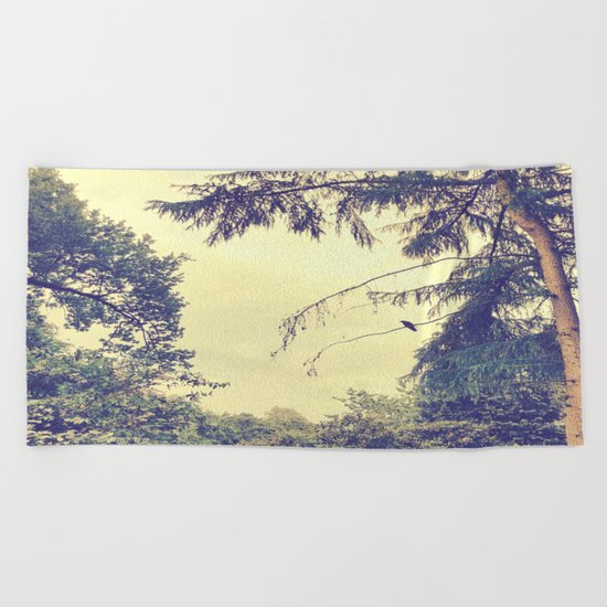 Memory of a Hazy Morning Beach Towel
