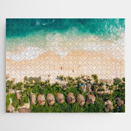 Tropical Tulum Beach Jigsaw Puzzle