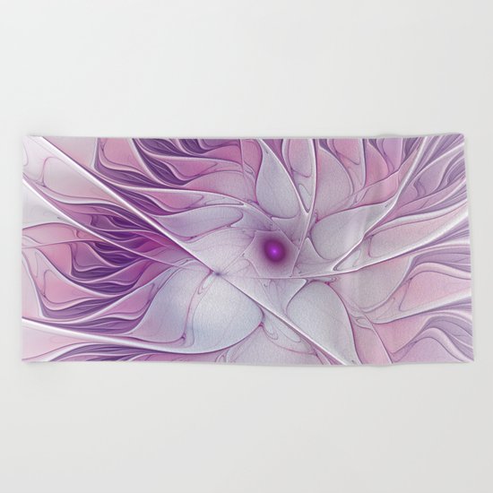 Beauty of a Flower Beach Towel