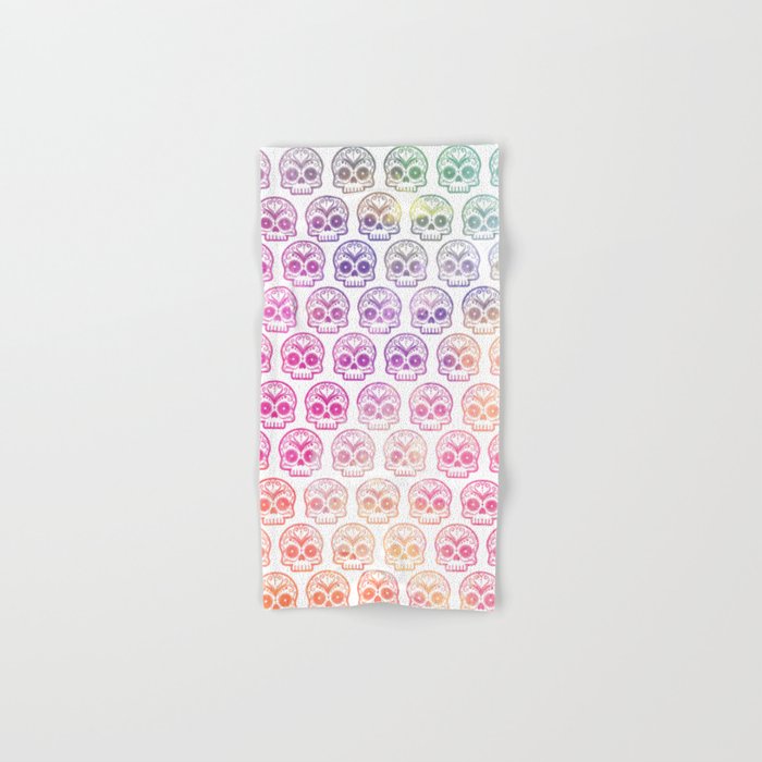 Custom Design Modern Sugar Skull Calavera Hand Bath Towel By Chupz Society6 New users enjoy 60% off. society6
