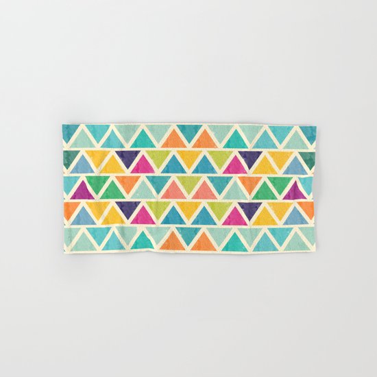 Lovely geometric Pattern II Hand & Bath Towel