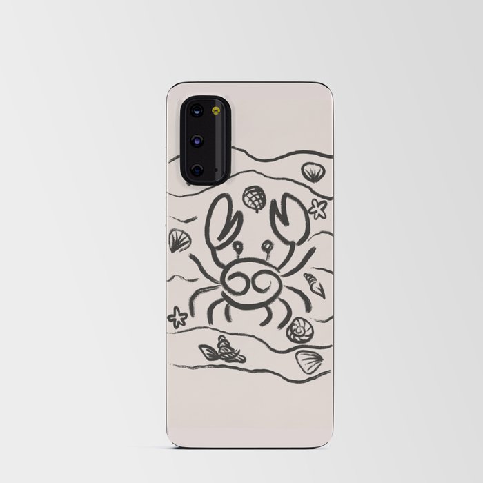 Cancer zodiac drawing Android Card Case