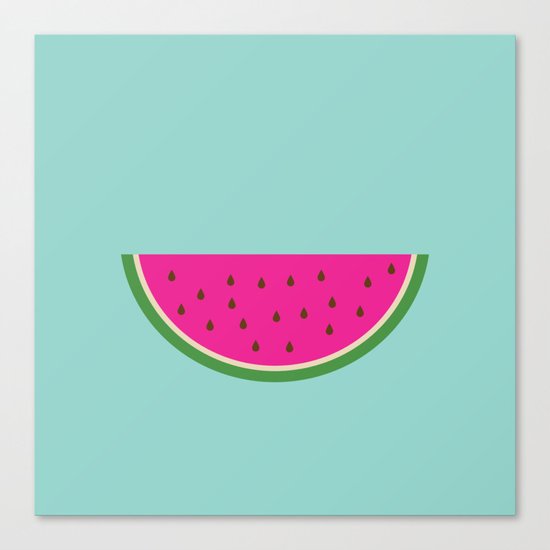 Watermelon print Canvas Print