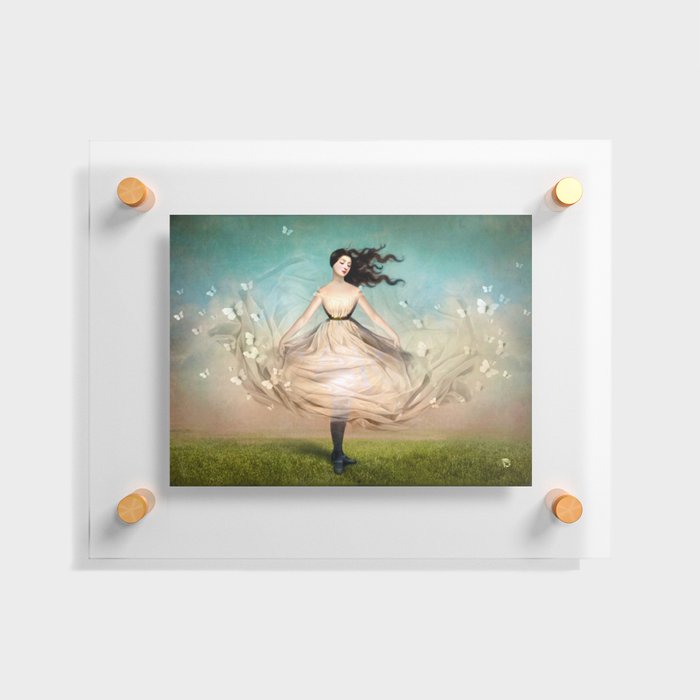 Butterfly Dress Floating Acrylic Print