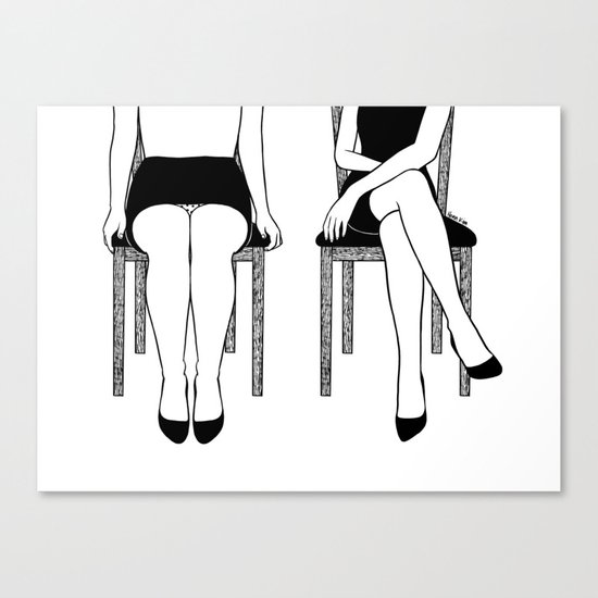 Be Bold or Italic, Never Regular Canvas Print
