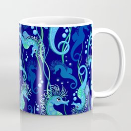 Seahorse cute blue sea animal Coffee Mug