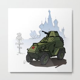 BA-64 (WWII COMBAT VEHICLES (USSR)) Metal Print