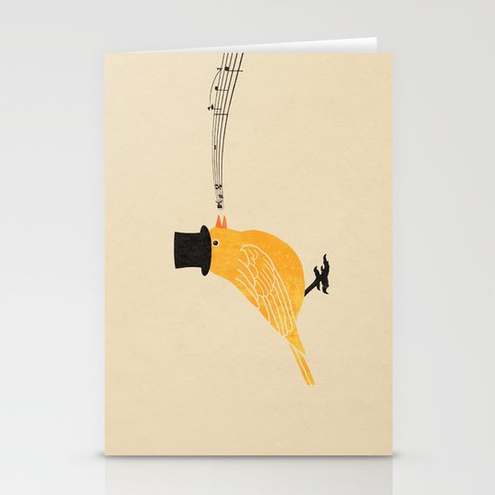 Classical Canary Stationery Cards