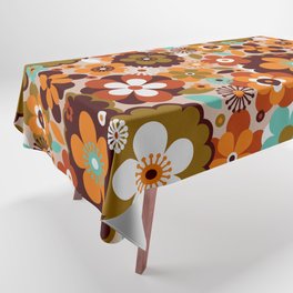 Groovy Florals – 60s Tablecloth