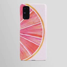 Sunny Grapefruit Watercolor Android Case