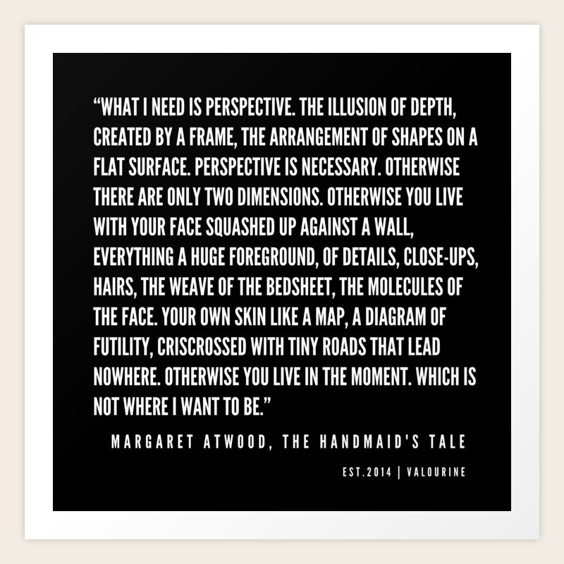 13 The Handmaid S Tale Quote Series 190610 Art Print By