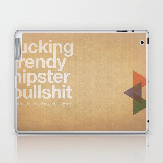 hipster bullshit Laptop & iPad Skin