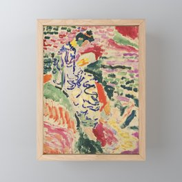 La Japonaise Woman beside the Water by Henri Matisse Framed Mini Art Print