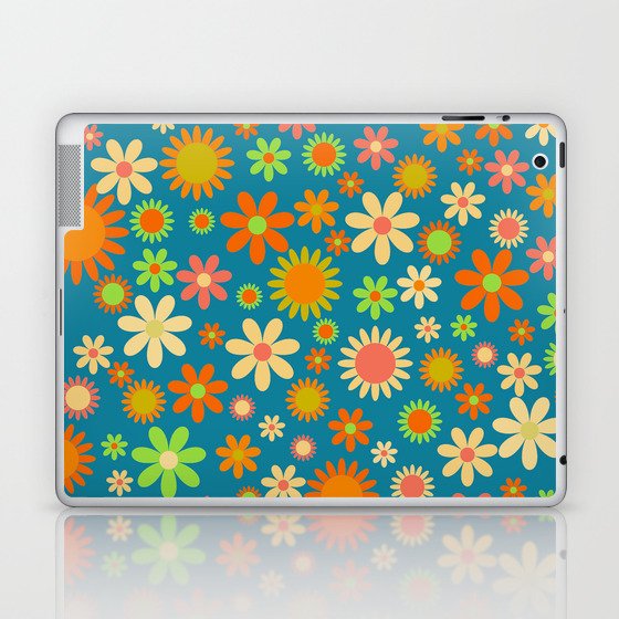Bright Floral 5 Laptop & iPad Skin