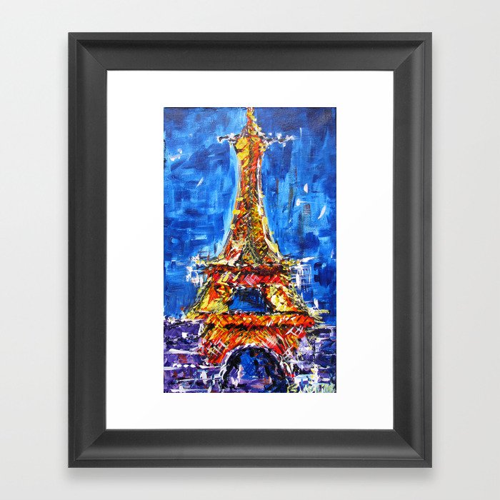 J'adore Eiffel Framed Art Print