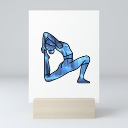 Waterfall Yoga Mini Art Print