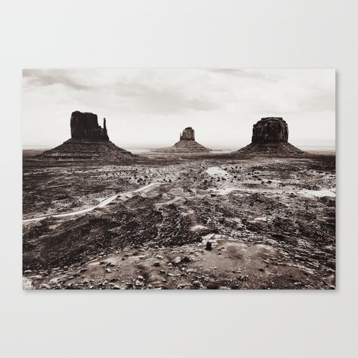 Monument Valley Vintage Canvas Print