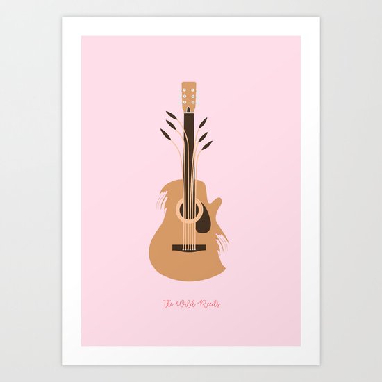 wild reeds Art Print