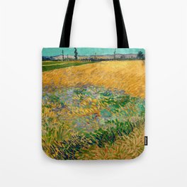 Wheatfield, 1888 by Vincent van Gogh Tote Bag