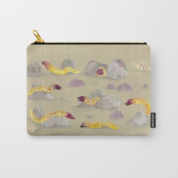 White-eyed Moray Eels Carry-All Pouch