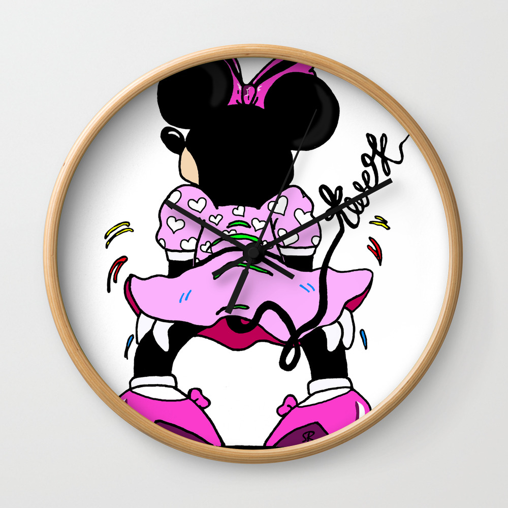 Minnie Mouse Gon Twerk Today Wall Clock