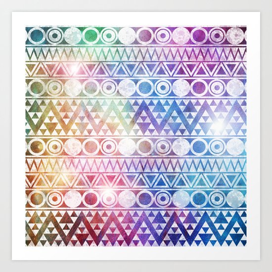 Tribal Stardust Art Print