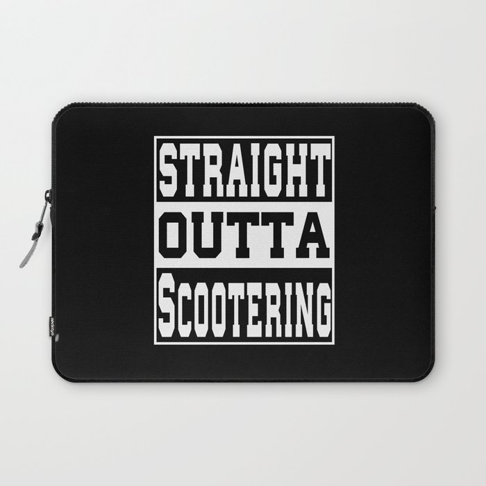 Scootering Saying funny Laptop Sleeve