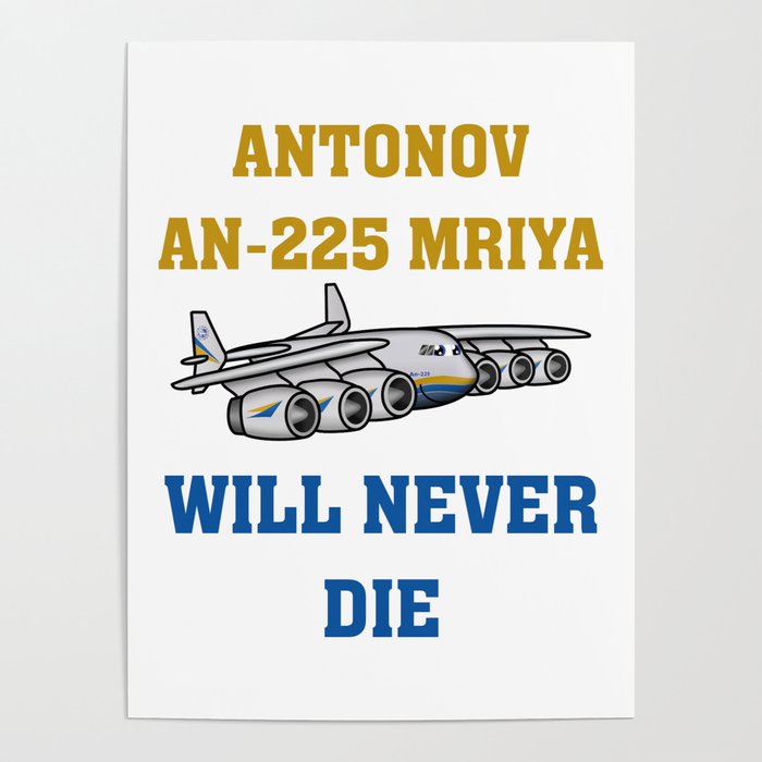 Rip ANTONOV AN-225 MRIYA Cargo Jet Poster