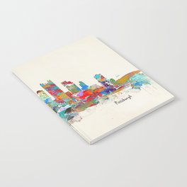Pittsburgh Pennsylvania skyline Notebook
