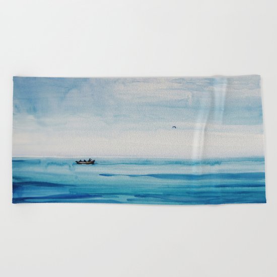 The fishermen Beach Towel