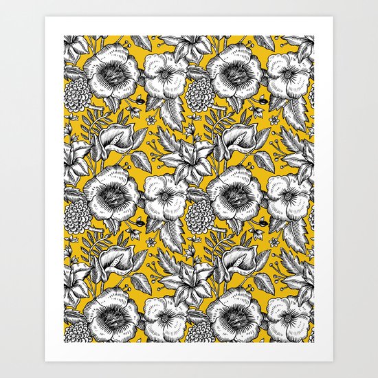 Yellow Art Print