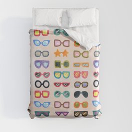 Sunglasses and pick one Duvet Cover
