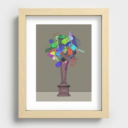 Joke Flower Recessed Framed Print