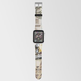 Paris vintage poster.  Apple Watch Band