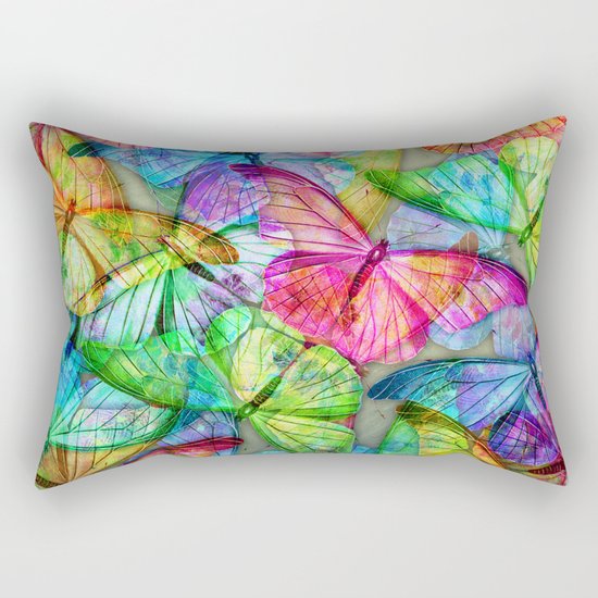 Butterfly Farm Rectangular Pillow