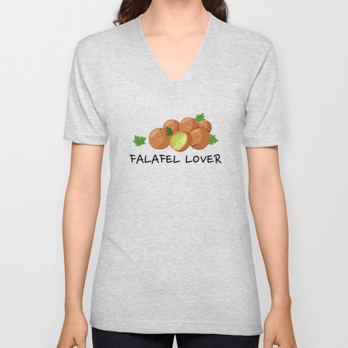 Falafel lover design V Neck T Shirt