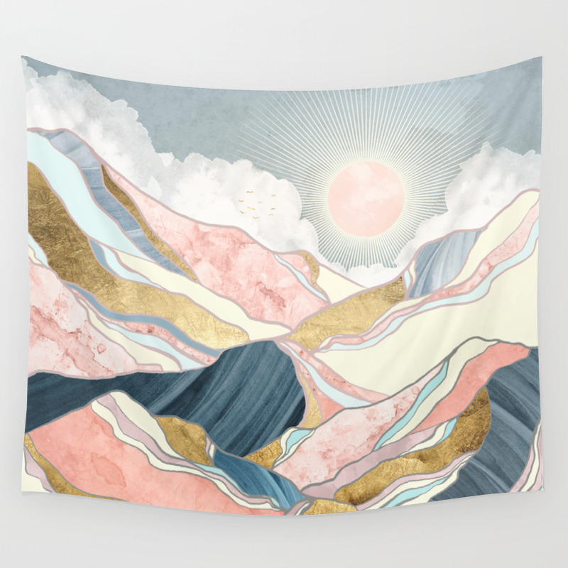 Spring Morning Wall Tapestry By Spacefrogdesigns Society6