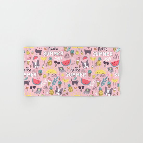 Summer Hand & Bath Towel