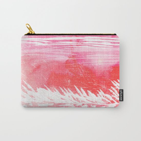 Pink Landscape Carry-All Pouch
