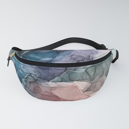 Heavenly Pastels 2: Original Abstract Ink Painting Fanny Pack
