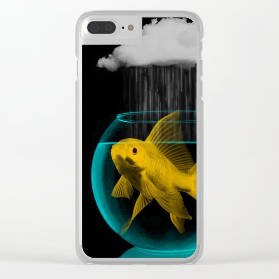 A fish out of water Clear iPhone Case