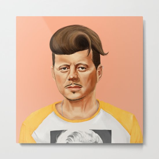 Hipstory - John F Kennedyn Metal Print