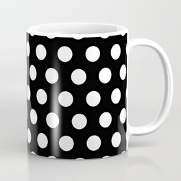 DOTS Coffee Mug | Pattern, Graphicdesign, Abstract, Polkadots, Dot, Classicdesign, Dots, Black And White, Curated, Digital 