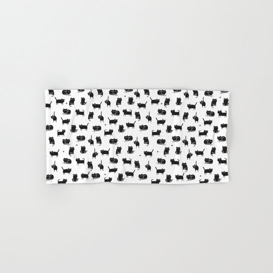 Black cats Hand & Bath Towel