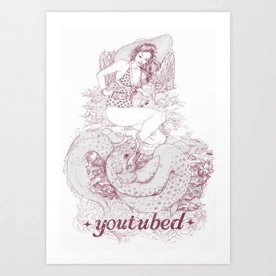 youtubed Art Print