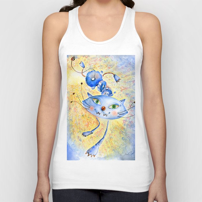 Cat. Inspired By Futurism Tank Top