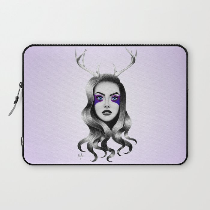Deer Lilac Laptop Sleeve