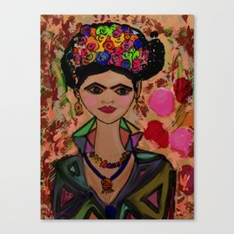 Frida-Women of Fashion Canvas Print