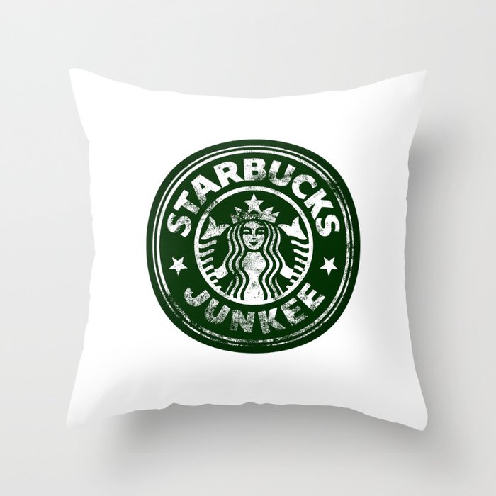 Starbucks Junkee Throw Pillow