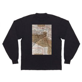 Saint Paul, USA - City Map Collage Long Sleeve T-shirt